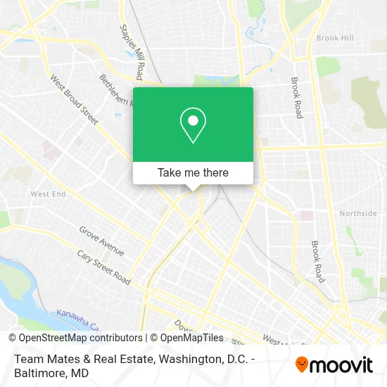 Team Mates & Real Estate map