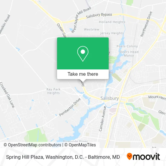 Spring Hill Plaza map