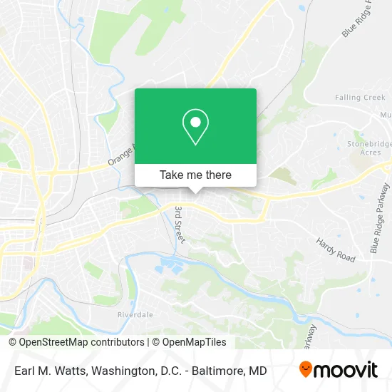Earl M. Watts map