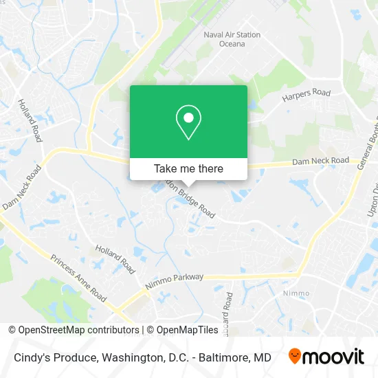 Cindy's Produce map