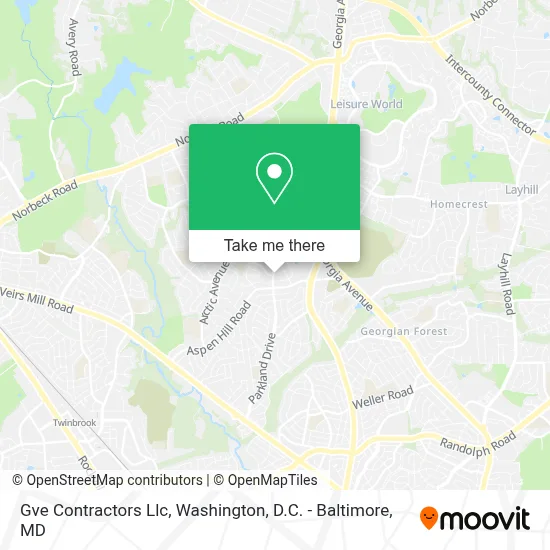 Gve Contractors Llc map