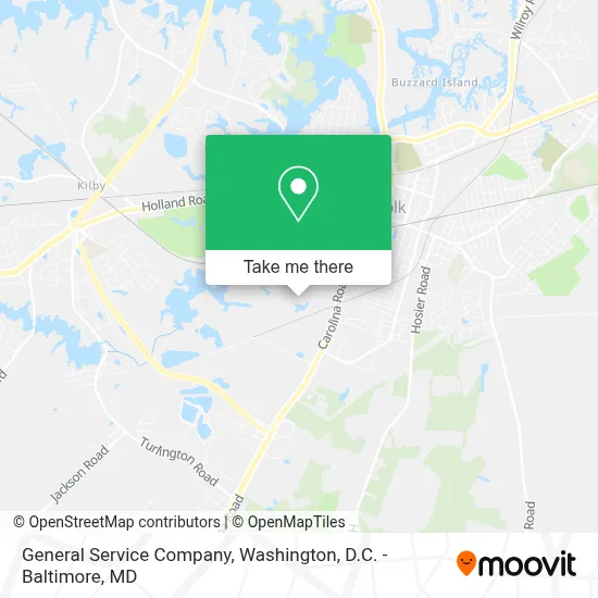 General Service Company map