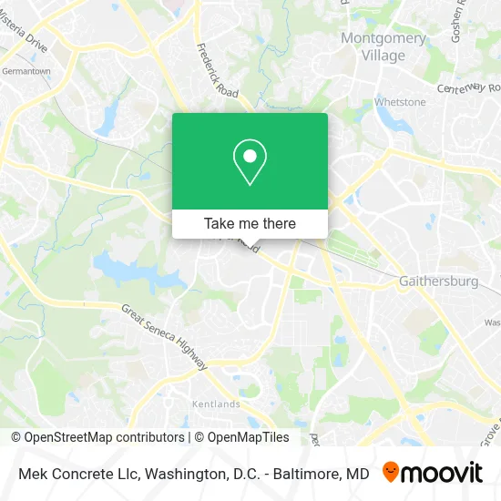 Mek Concrete Llc map