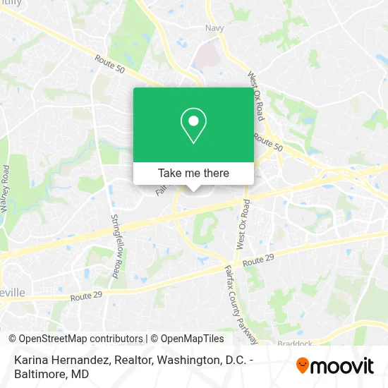 Karina Hernandez, Realtor map