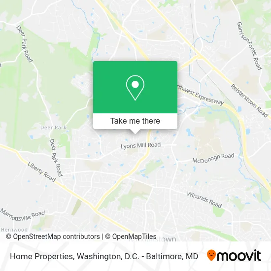 Home Properties map