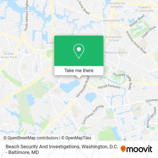 Beach Security And Investigations map