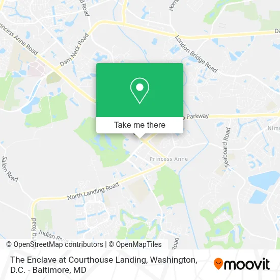 The Enclave at Courthouse Landing map