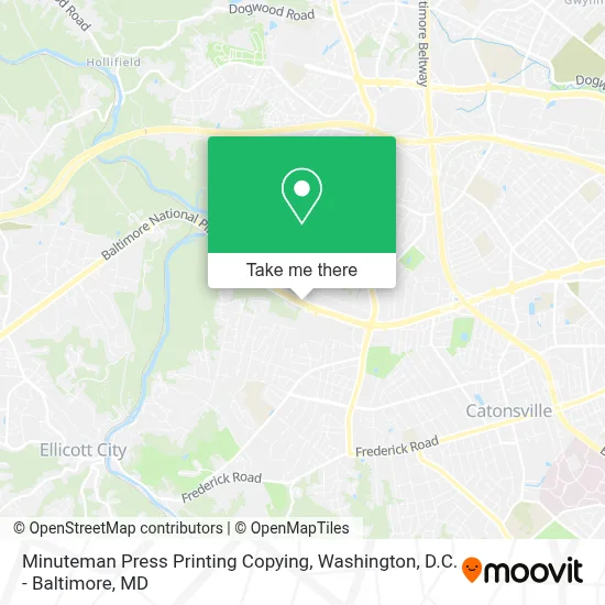 Minuteman Press Printing Copying map