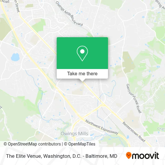 The Elite Venue map