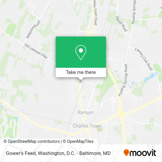 Gower's Feed map