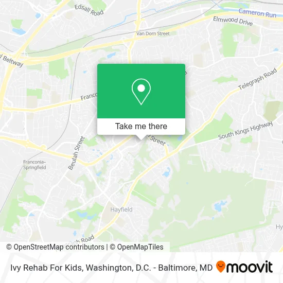 Ivy Rehab For Kids map