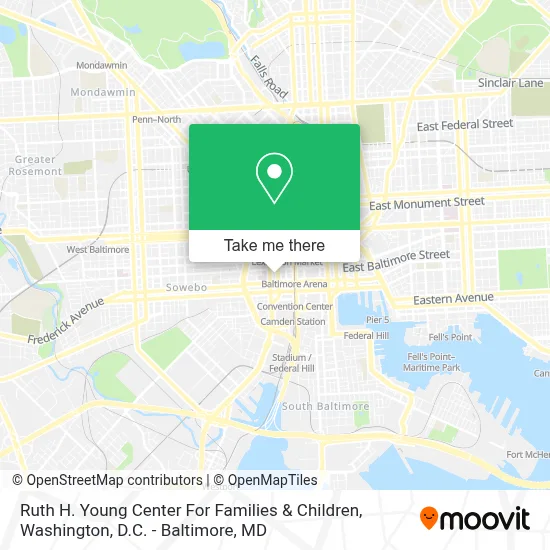 Ruth H. Young Center For Families & Children map