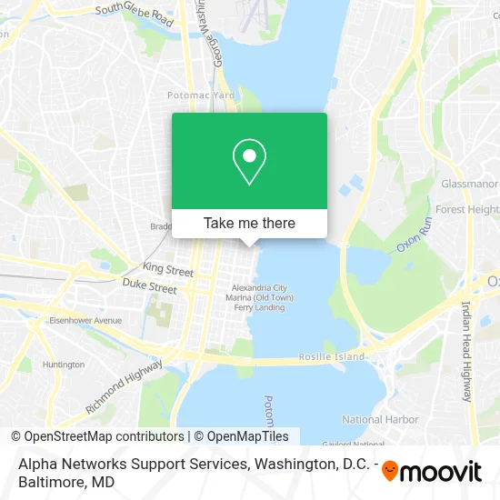 Alpha Networks Support Services map