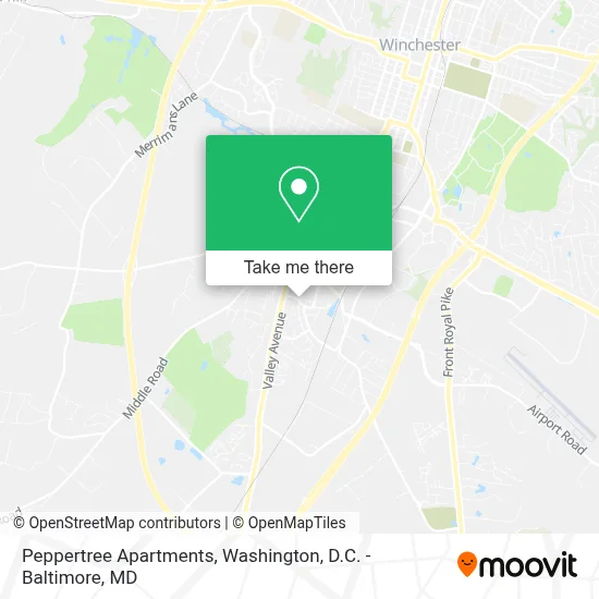 Peppertree Apartments map