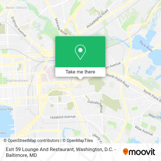 Exit 59 Lounge And Restaurant map