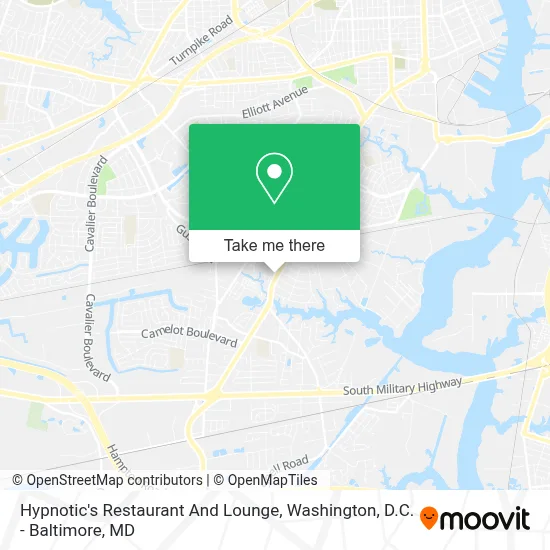 Hypnotic's Restaurant And Lounge map