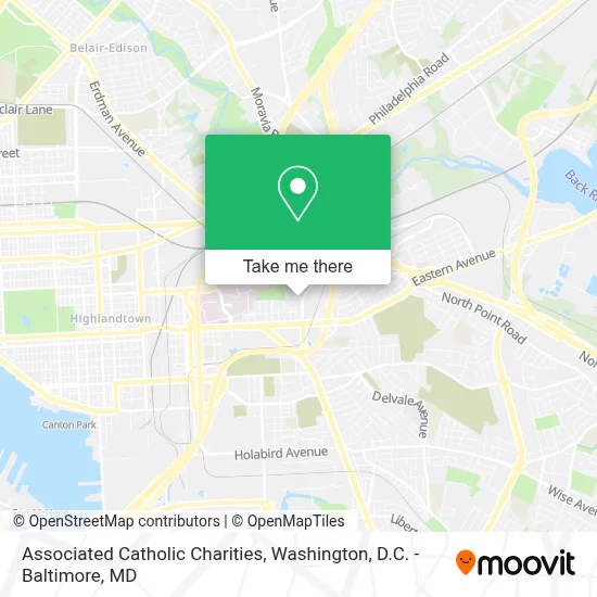 Associated Catholic Charities map