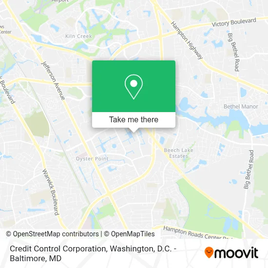 Credit Control Corporation map