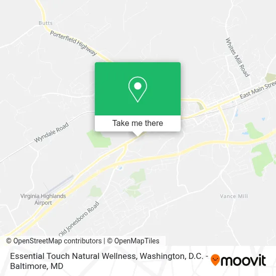 Essential Touch Natural Wellness map