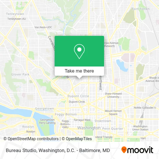 Bureau Studio map