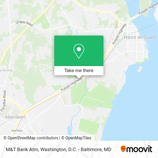 M&T Bank Atm map
