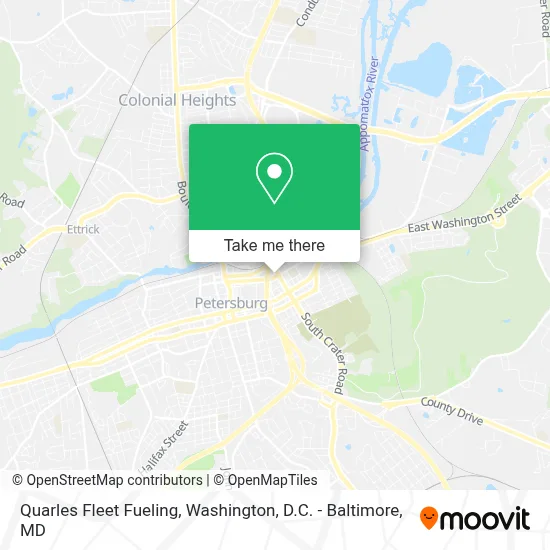 Quarles Fleet Fueling map