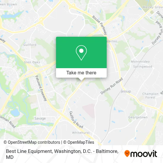 Best Line Equipment map