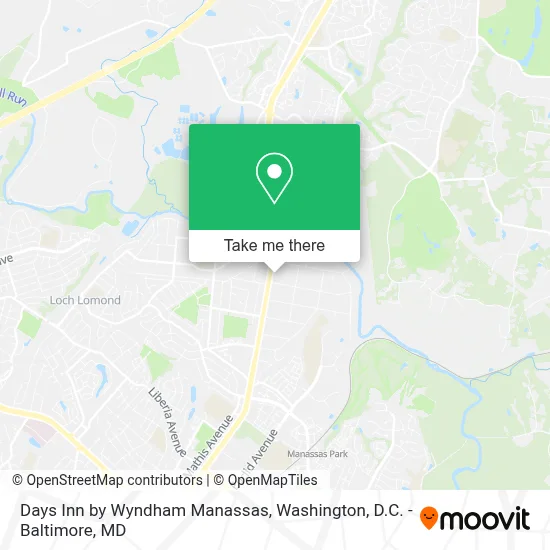 Days Inn by Wyndham Manassas map