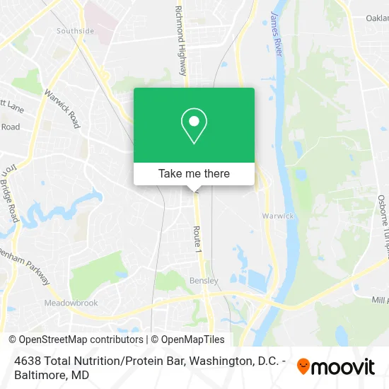 4638 Total Nutrition / Protein Bar map