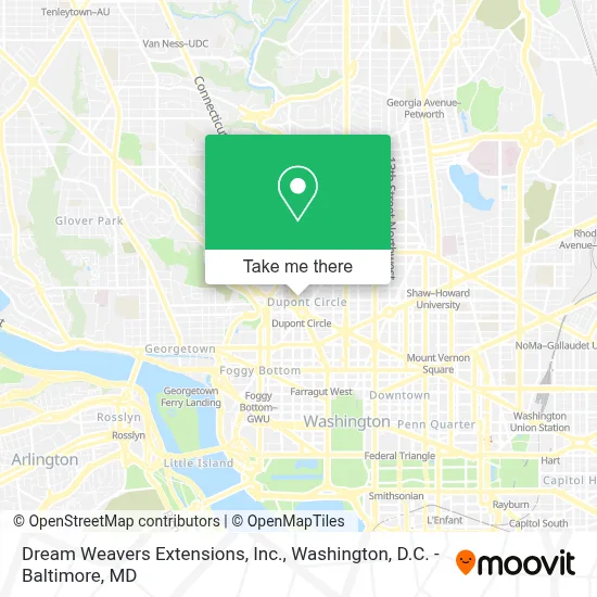 Dream Weavers Extensions, Inc. map