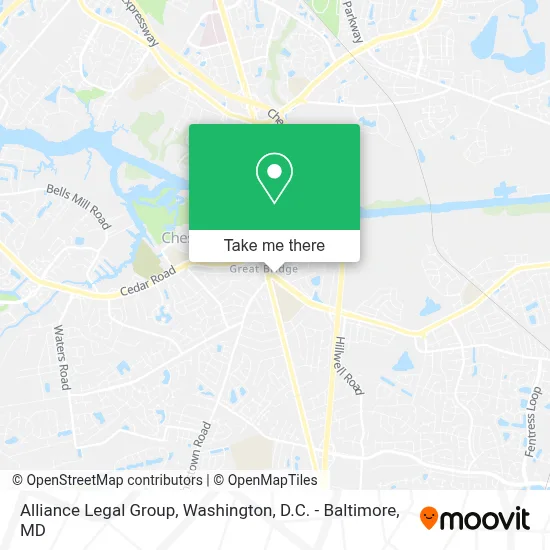 Alliance Legal Group map