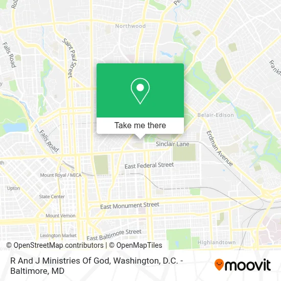 R And J Ministries Of God map