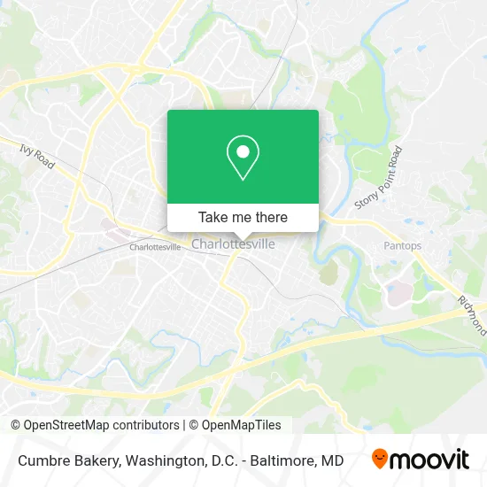 Cumbre Bakery map