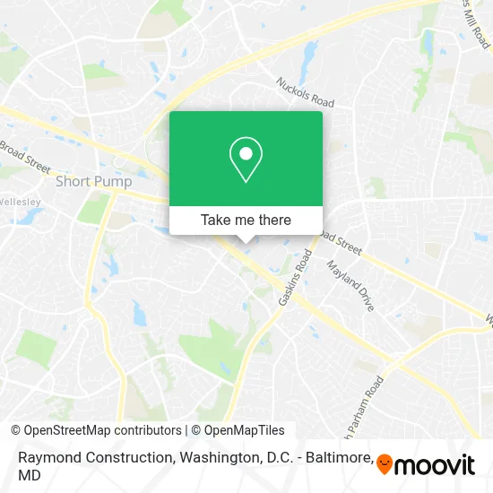Raymond Construction map
