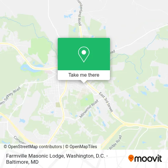 Farmville Masonic Lodge map