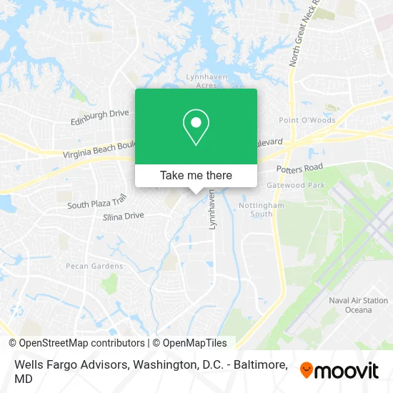 Wells Fargo Advisors map