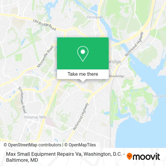 Max Small Equipment Repairs Va map