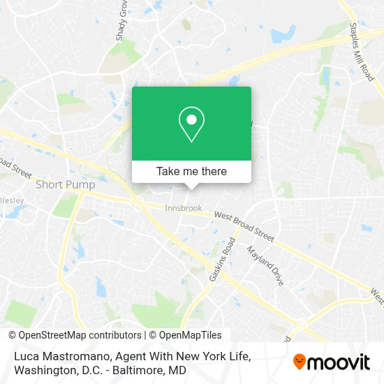 Luca Mastromano, Agent With New York Life map