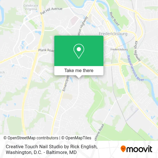 Creative Touch Nail Studio by Rick English map