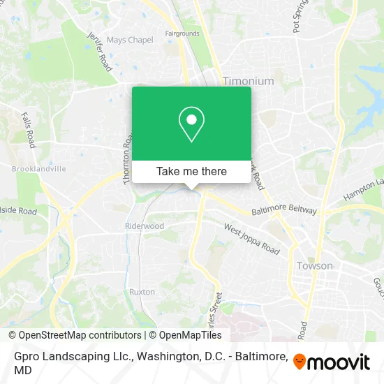Gpro Landscaping Llc. map