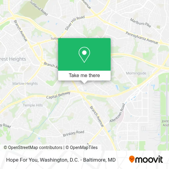 Hope For You map