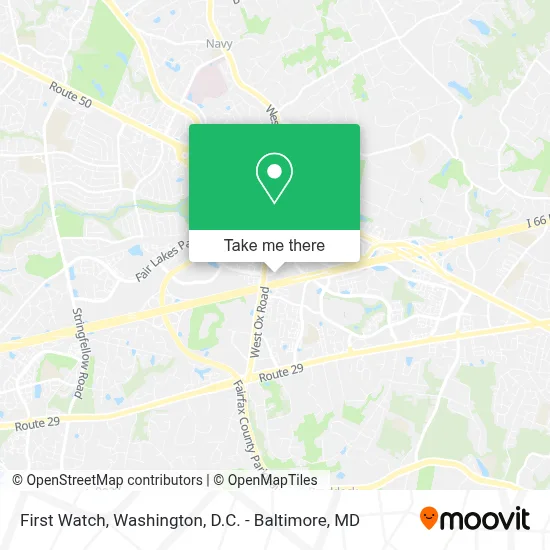 First Watch map