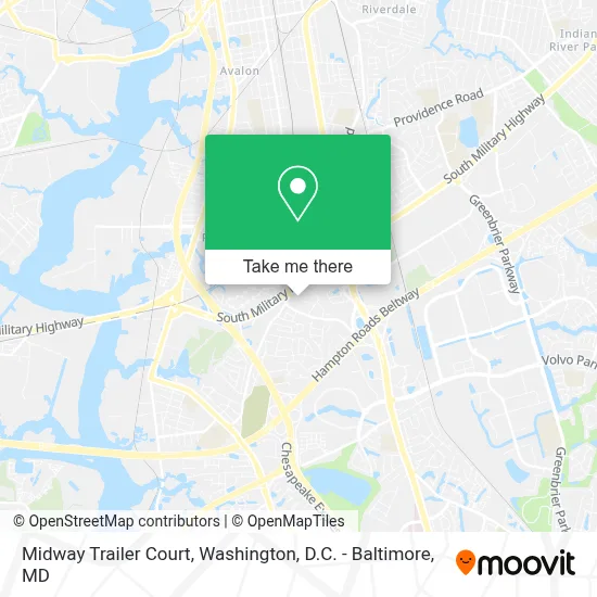 Midway Trailer Court map