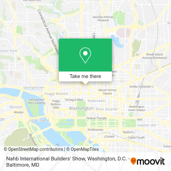 Nahb International Builders' Show map