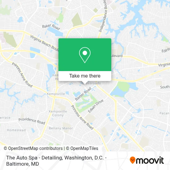 The Auto Spa - Detailing map