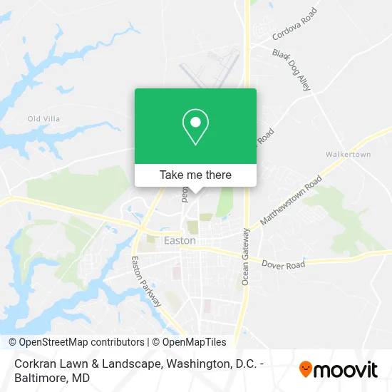Corkran Lawn & Landscape map