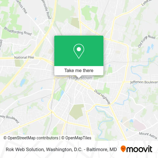 Rok Web Solution map