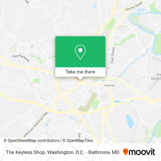 The Keyless Shop map
