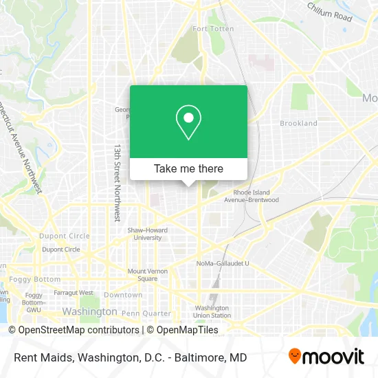 Rent Maids map