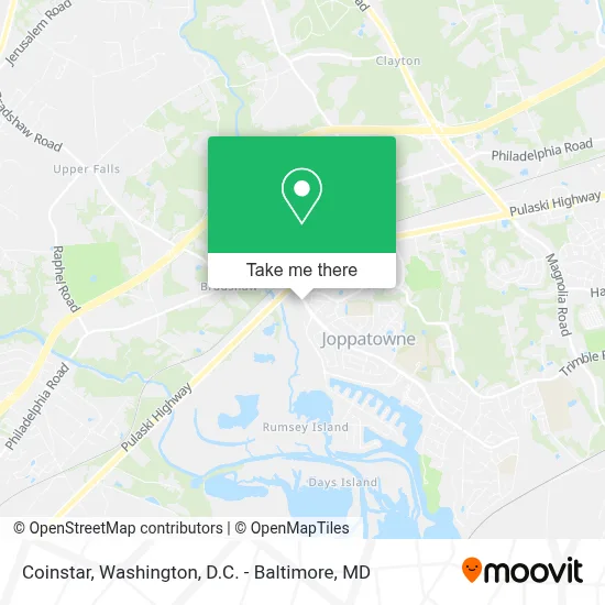 Coinstar map